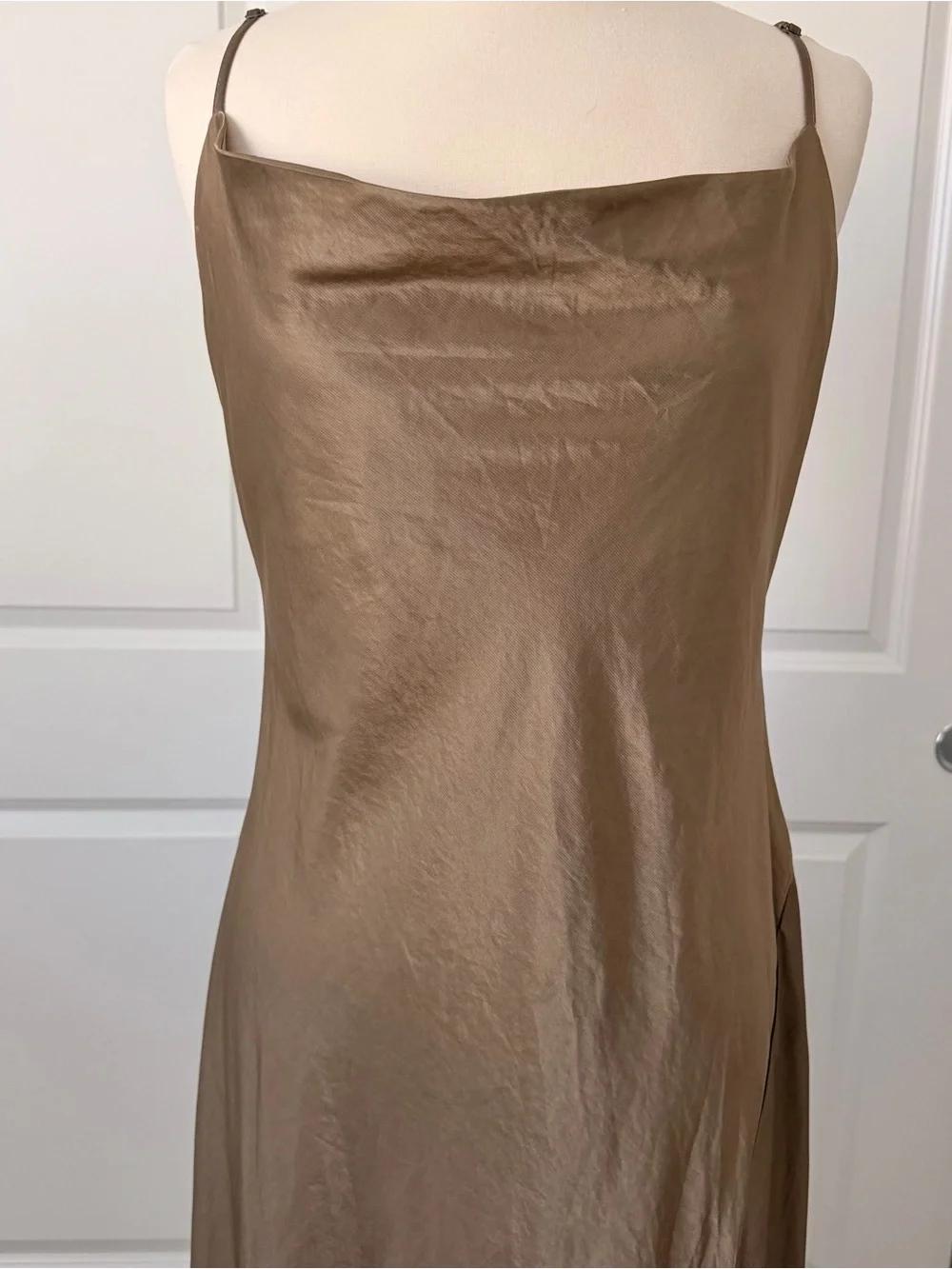 TOV Noir Slip Dress